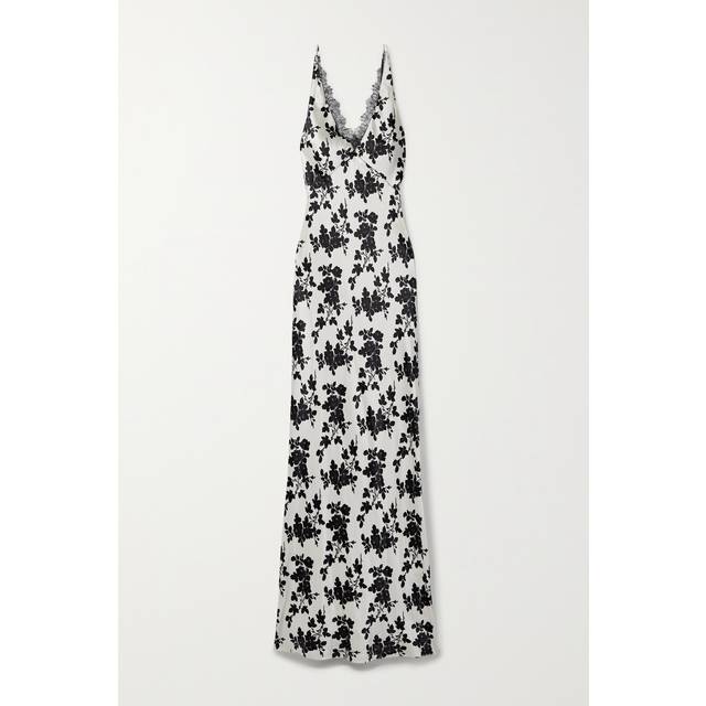 Veronica Beard Hamina floral silk charmeuse maxi dress - multicoloured (UK 4)