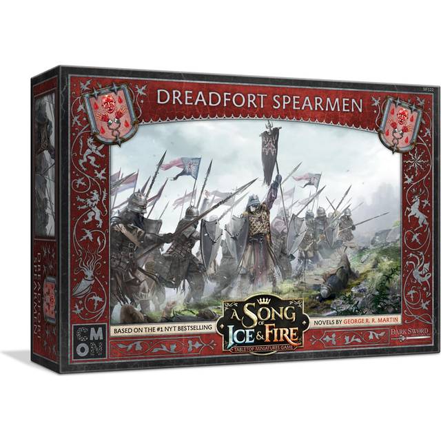 A Song of Ice and Fire Tabletop Miniatures Game Dreadfort Spearmen Unit Box - Strategy Game for Teens and Adults, Ages 14+, 2+ Players, 45-60 Minute