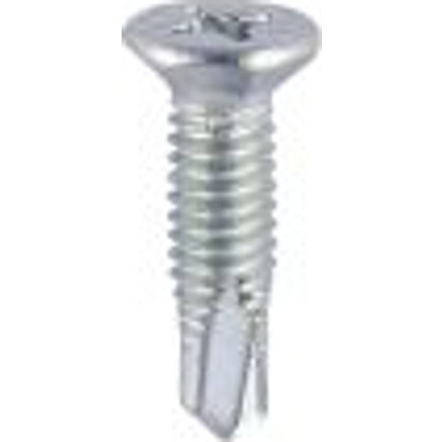 TIMco 232Z Self Drill PVC Screw Phillips Facet CSK BZP M4 x 19mm Box of 1,000