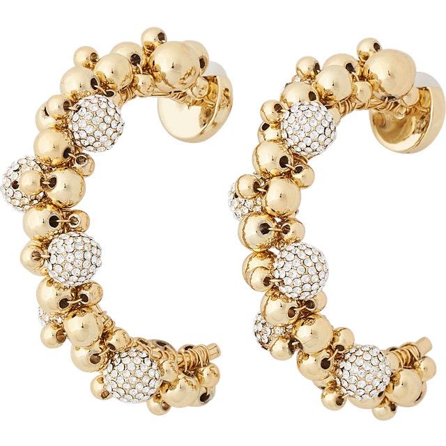 IOAKU - Örhängen Berry Sparkle Mini Loop Earrings - Guld