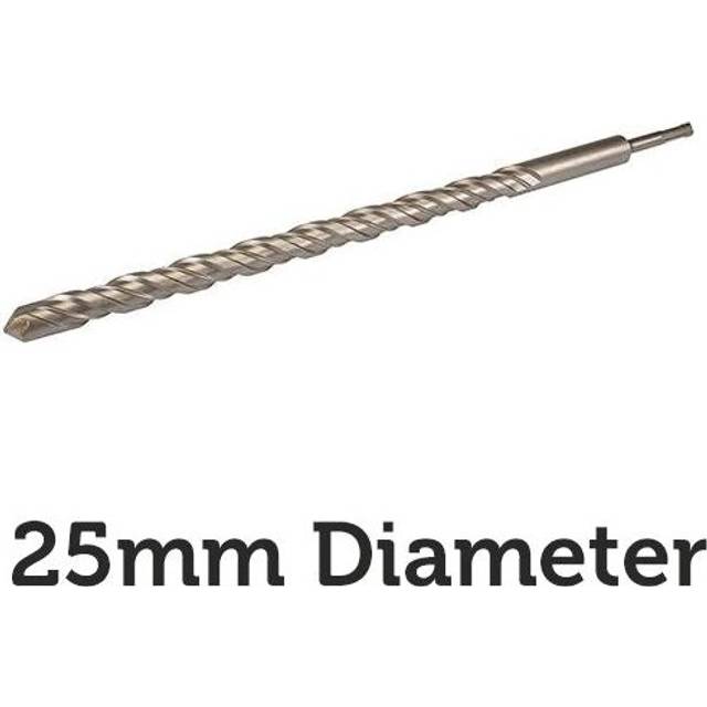 PRO 25mm x 460mm SDS Plus Masonry Drill Bit Tungsten Carbide Cutting Head Tip