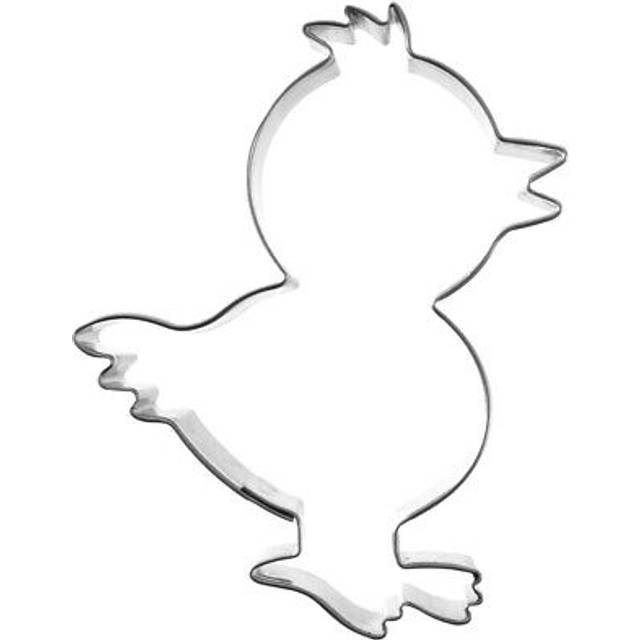 Chicken-shaped cake tin in stainless steel for unique cakes