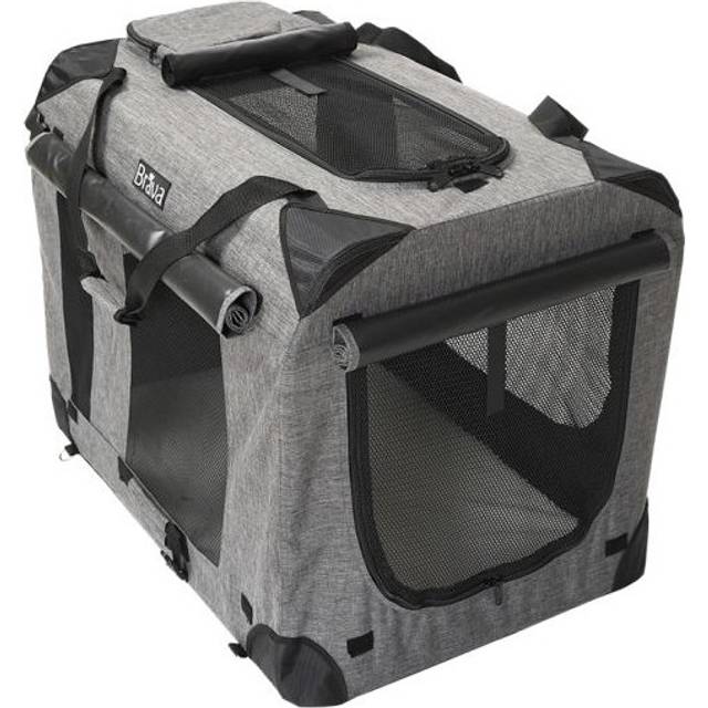 Brava Highway Dog Crate Tarmac Grey M