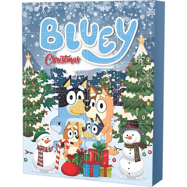 (C) Christmas Bluey Advent Calendar Contains 24 Gifts Christmas Countdown Calendar