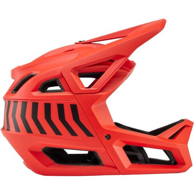 Fox Proframe Full Face Youth MTB Helmet Race Energy OS Orange Flame