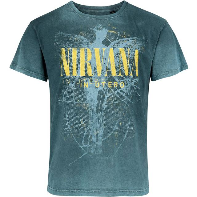 Nirvana T-shirt - In Utero Dye - S 3XL - f&#xF6;r Herr - turkos