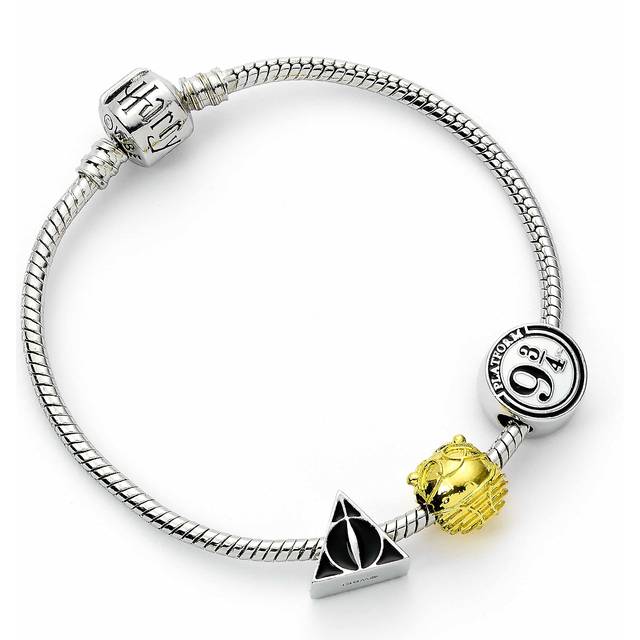 Harry Potter Silver Plated Bead Charm Bracelet