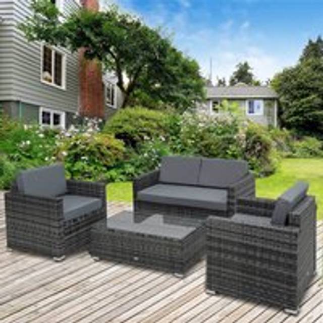Outsunny Double Hanging Egg Chair 2 Seaters Swing Hammock Chair With Stand, Cushion And Folding Design, For Indoor And Outdoor, Grey