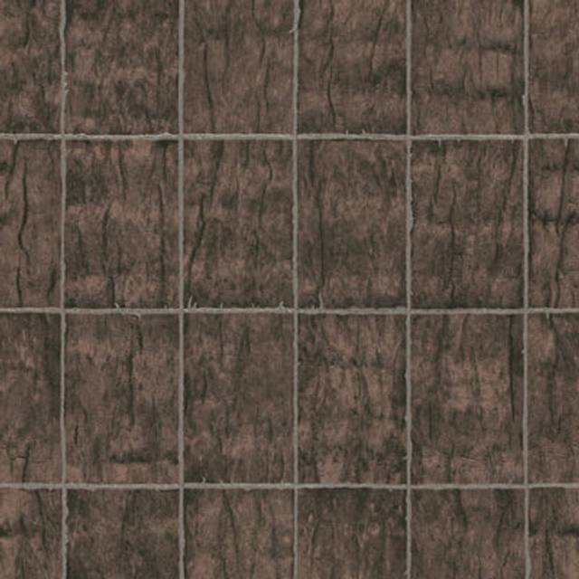 Erismann Paradisio Wood Block Pattern Wallpaper Square Faux Effect Bark Glitter 6304-33