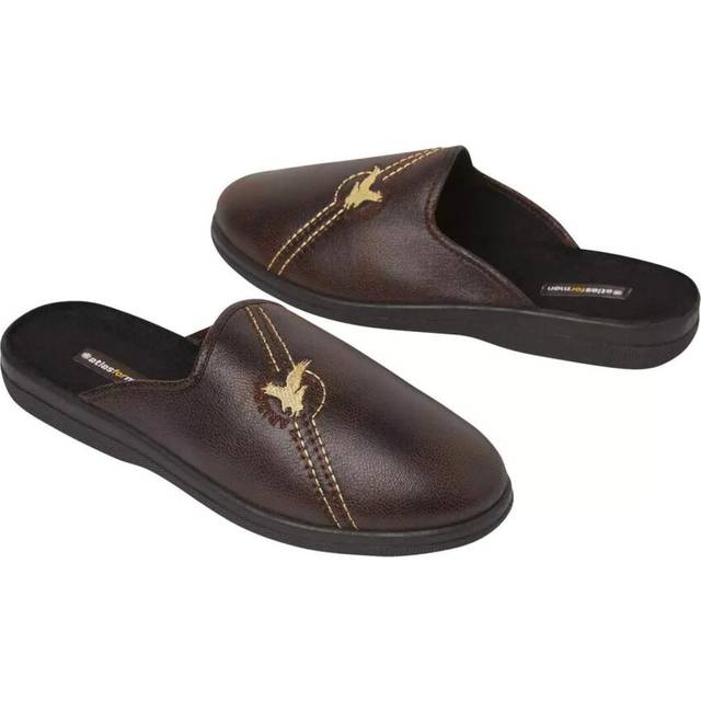 Atlas For Men Mens Fleece Lined Slippers