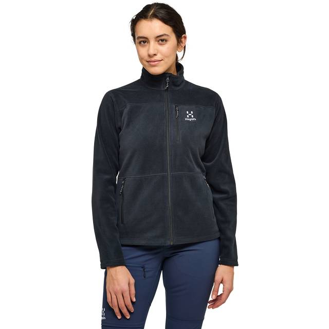 Haglöfs Kaise Mid Jacket Women - Fleecetröjor - Dam True Black S