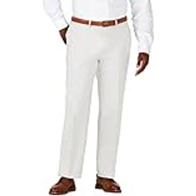 Haggar Mens Work To Weekend No Iron Flat Front Pant Reg And Big  Tall Sizes