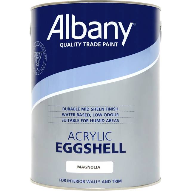 Albany - Acrylic Eggshell Magnolia (Ready Mixed) 5L