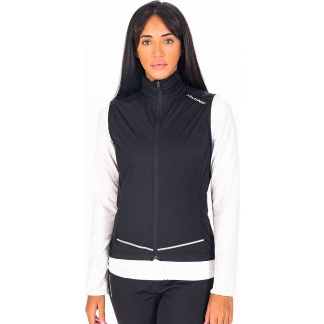 SALOMON LIGHT SHELL VEST Damen Schwarz M Art.-Nr. LC1894700 - deep black