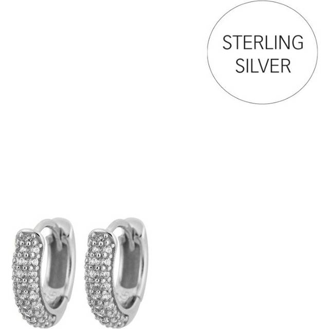 Örhängen luxe hoops mini silver