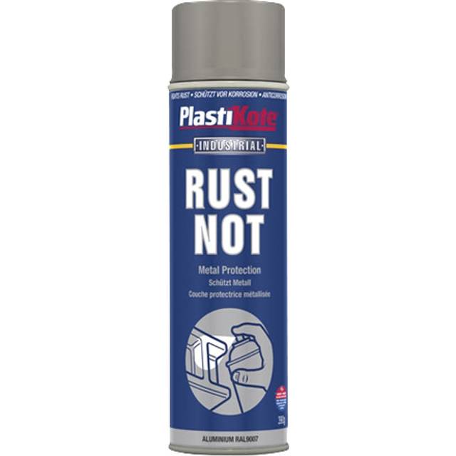Plastikote Rust Not Aerosol Spray Paint Aluminium 500ml