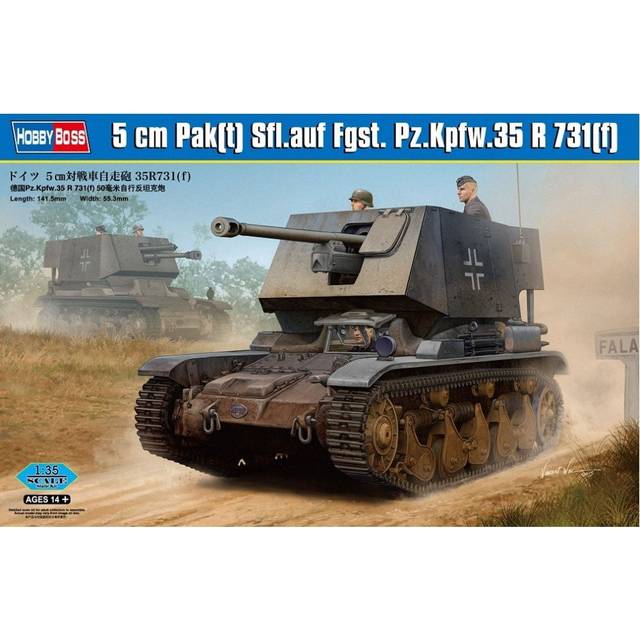 HBB83808 - Hobbyboss 1:35 - 5 cm Pak(t) Sfl.auf Fgst