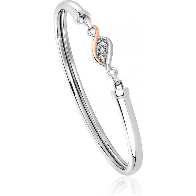 Clogau Past Present Future Bangle 3SPPFBG - Two Colour