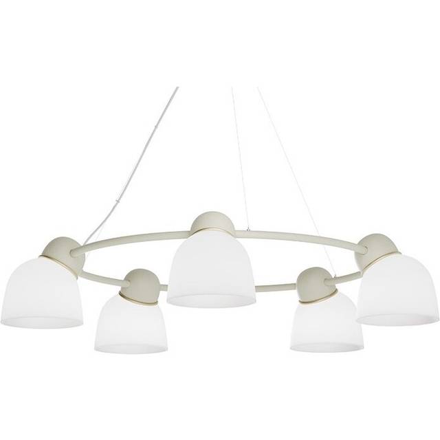 Belid Bird takkrona Ø95,3 cm Sand-mässing-opalglas - Beige