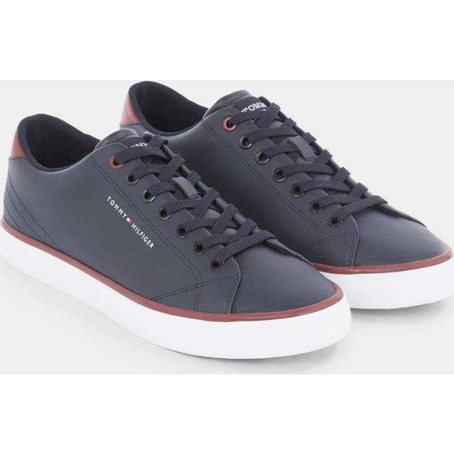 Tommy Hilfiger Core Leather Trainer - Navy - 41