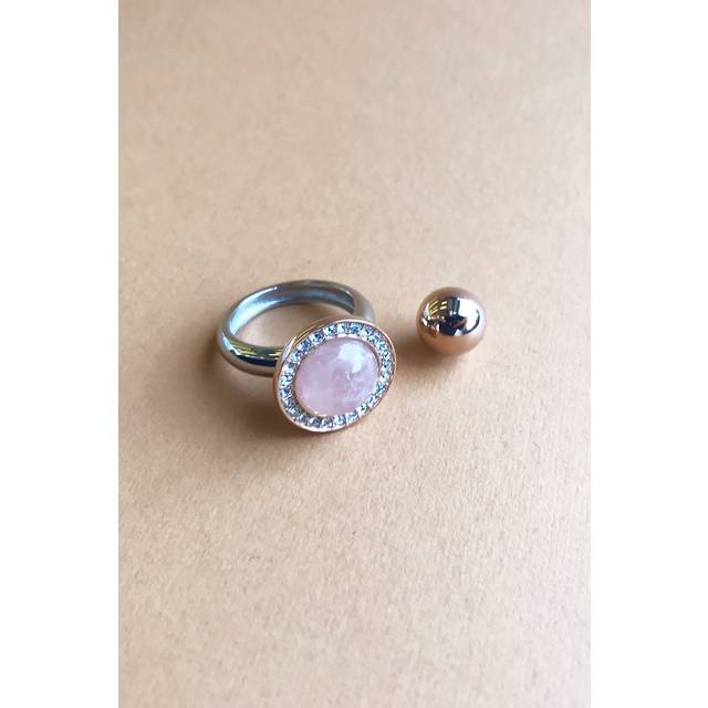 Dyrberg/Kern Rdu Compliments Set Ring, Färg: Silver, Onesize, Kvinna