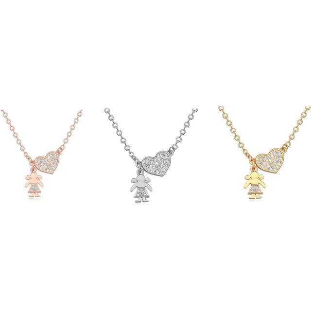 Gold Heart Pendant Necklace Pendant Fashion Love Jewellery