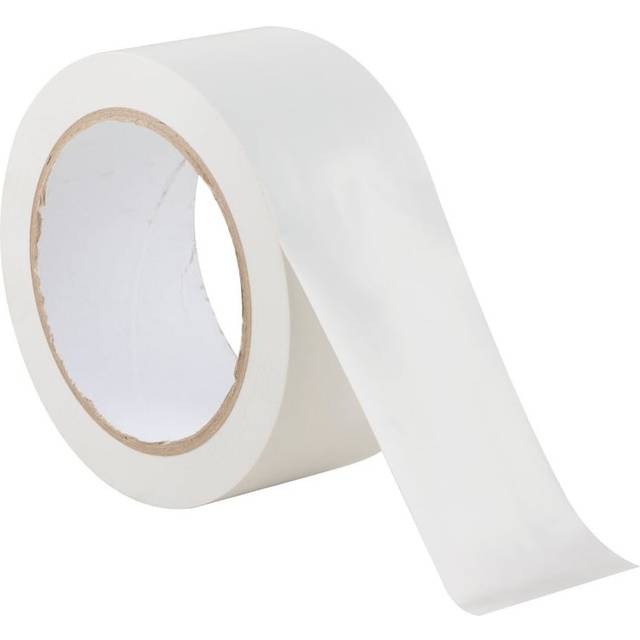 White PVC Builders Tape - 50mm x 33m