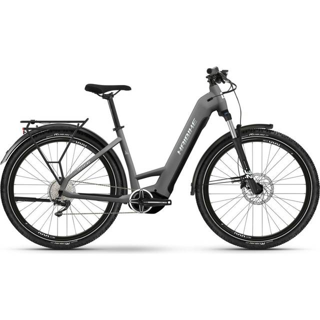 Haibike Trekking 4 Low 720Wh M (45 cm) Grå Elcykel - Hybrid ElcykelElcykel   Hybrid Elcykel