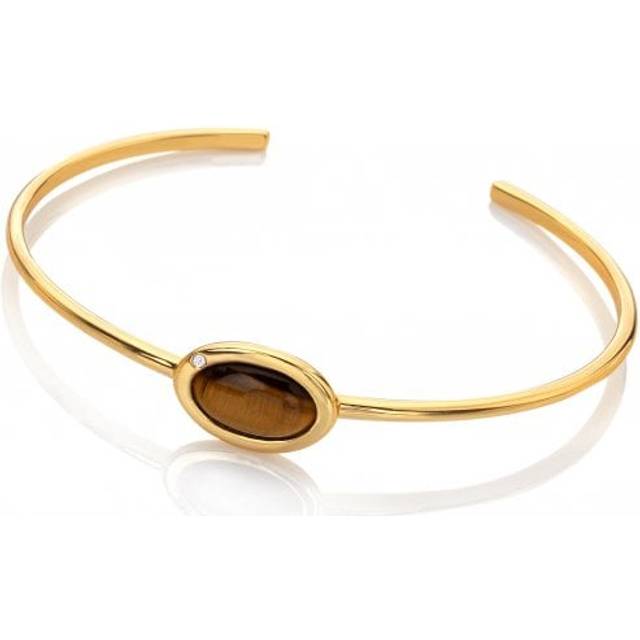 Horizontal Oval Tigers Eye Bracelet DC183