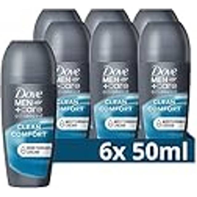 Dove Men+Care advanced Anti-Perspirant Clean Comfort Deodorant med 72 timmar mot kroppslukt och underarm våthet med Triple Action Technology 6 x 50 ml