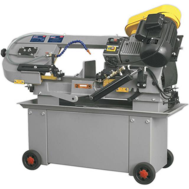 Horizontal Bandsaw with Hydraulic Arm - Bi-Metal Blade - Coolant Fluid System