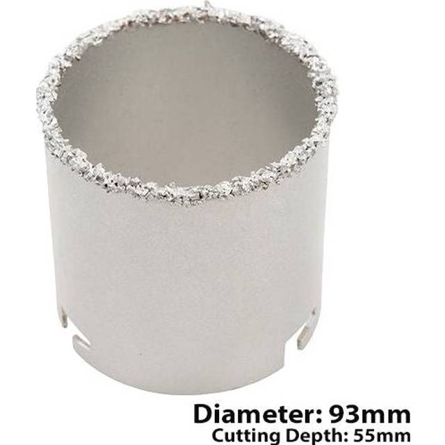 93mm Diameter Tungsten Carbide Grit Core Drill Bits Wall Floor Tile Hole Cutter