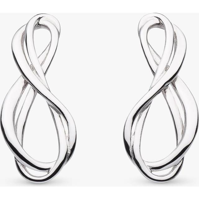 Sterling Silver Infinity Stud Earrings 41163RP