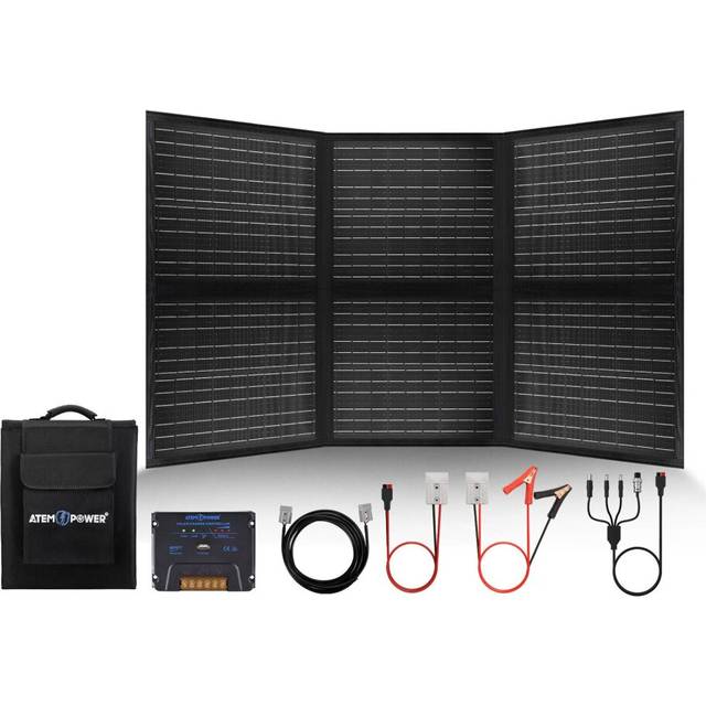120W Portable Solar Panel Equipped With 20A MPPT Charger Controller Foldable Solar Charger Suitable For Outdoor Camper RV Off Grid
