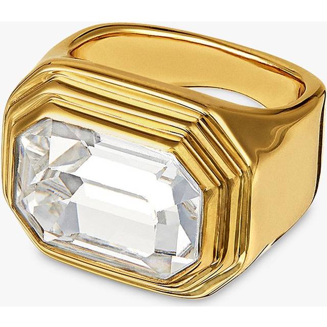 Statement Octagon Crystal Ring M/L - Orelia - Gold