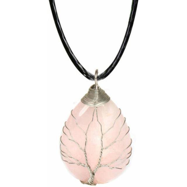 (Pink) Tree of Life Pendant Necklace