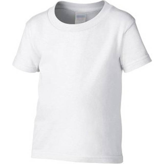 (White, Medium / 3T / 2-3 YO) Cotton T-Shirt Basic Blank Plain Tee Top for Baby Toddler Youth Kids Boy Girl