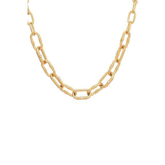 Womens Gold 'Courage' Chunky Chain Necklace - Metallics - One Size