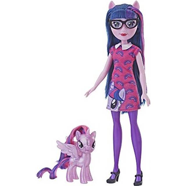 "My Little Pony Equestria Girls Through The Mirror Twilight Sparkle -- 11"" Fashion Doll with Purple Pony Figure, Removable Outfit & Shoes, Ag"