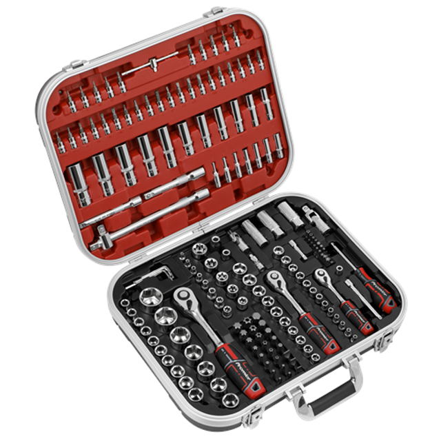 Sealey AK7981 Socket Set 172pc 1/4", 3/8" & 1/2" WallDrive®