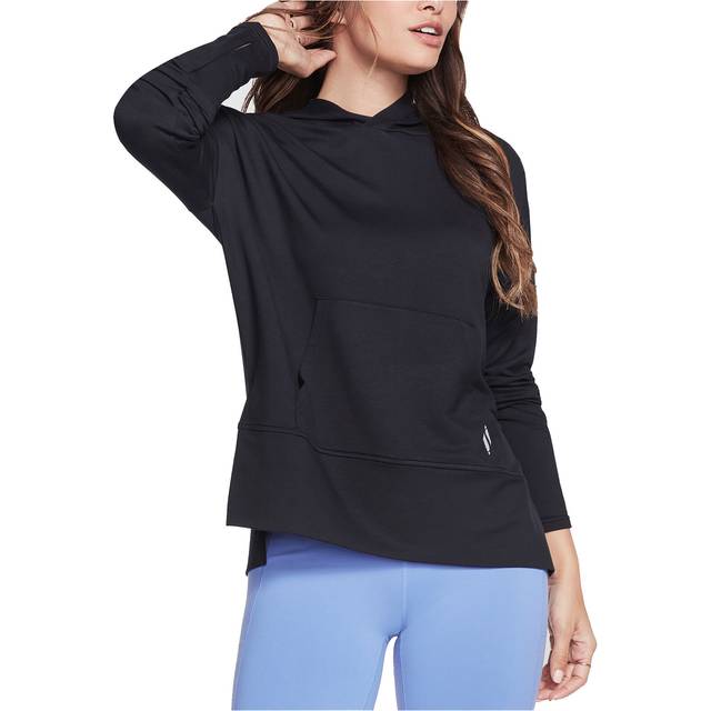 Skechers Womens SKECHLUXE Restful Long Sleeve Hoodie Colour: Black, Size: Medium
