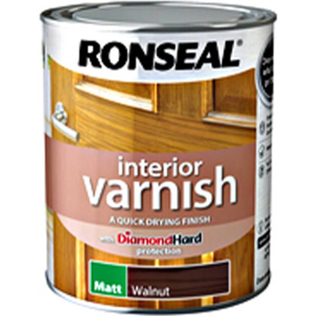 Ronseal Interior Varnish Matt, Walnut - 250ml