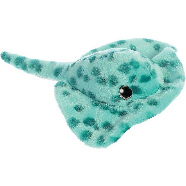 AURORA, 61027, Sparkle Tales, Atlantis Stingray, 7In, Soft Toy, Aqua, Blue