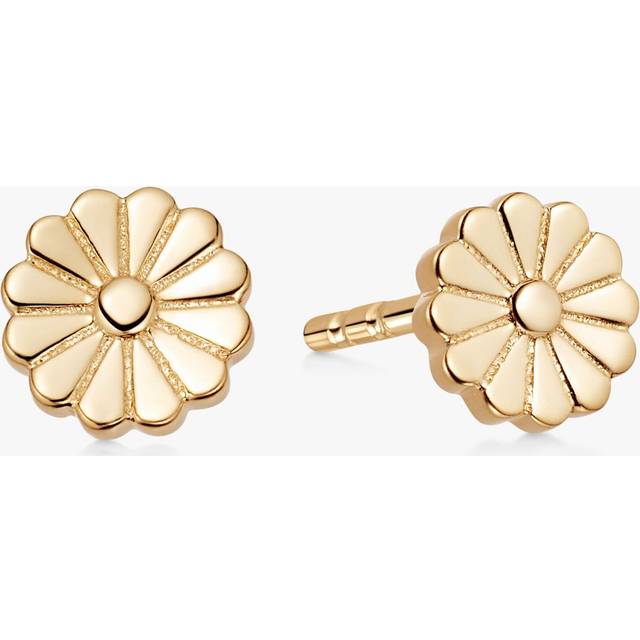 Daisy Bloom Stud 18ct Gold Plated Earrings ST01_GP