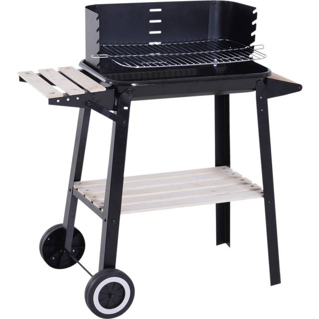 Outsunny Trolley Charcoal Barbecue