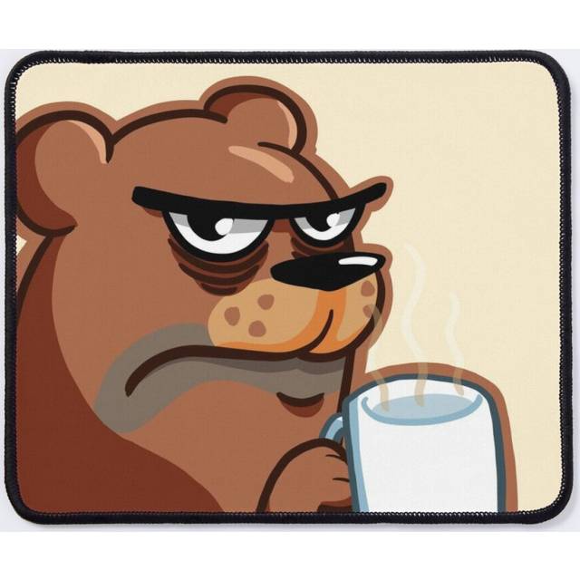Mouse Pad Grumpy Bear 11.8 x 9.8 inch Computer Mat Gaming Office Mousepad
