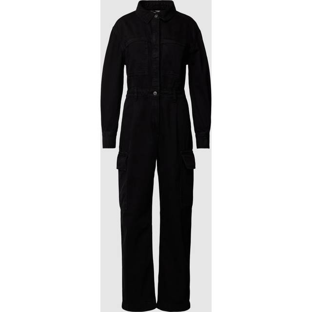 Mango One Piece Jumpsuit Black - Mango - Size: XL
