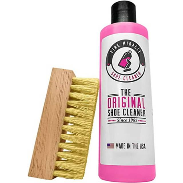 Bottle - Shoe Cleaner - Fabric Cleaner Solution With Free BONUS Brush - Works on Leather, Whites, Nubuck, Golf Shoes,