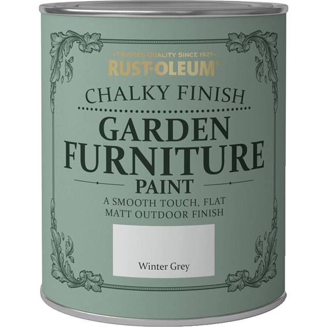 Kalkfärg Rust-Oleum Möbelfärg Trädgård Winter Grey 750Ml