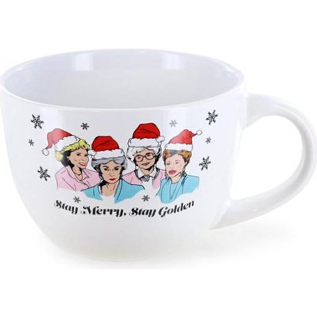 Silver Buffalo The golden girls Stay Merry 24oz ceramic Soup Mug
